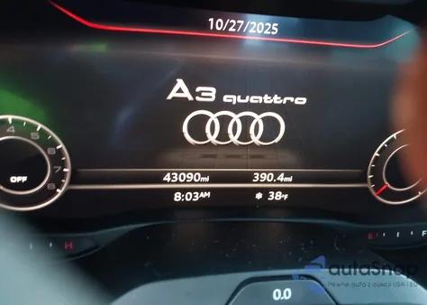 2018 Audi A3 2.0T Premium/2.0T Tech Premium z USA, uszkodzony, nr VIN WAUJ8GFF9J1004333